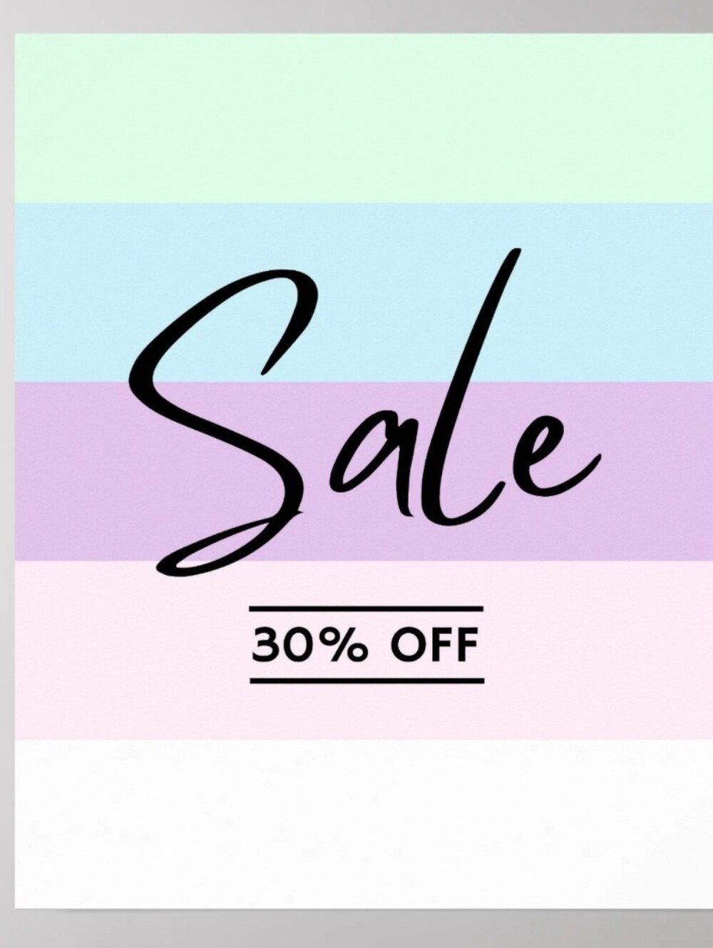 30 % Off Closet Sale